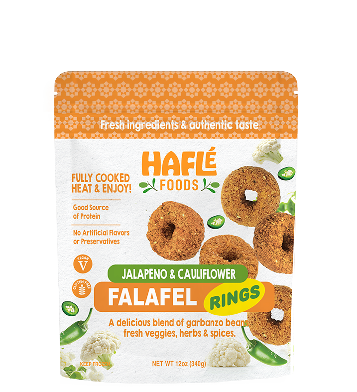 Jalapeno Cauliflower <br> Falafel Rings