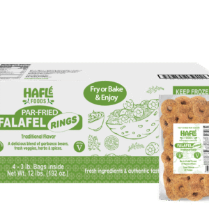 Par-Fried Falafel rings